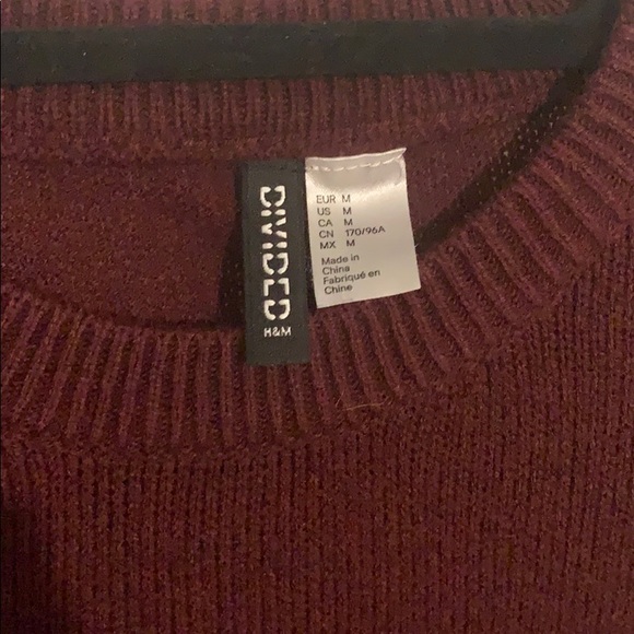 **Like New** Maroon Sweater - Picture 3 of 3